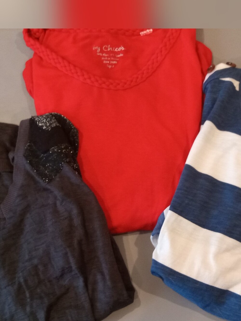 Chico's Maurices BKE Women's Tops Size L Lot Of 3